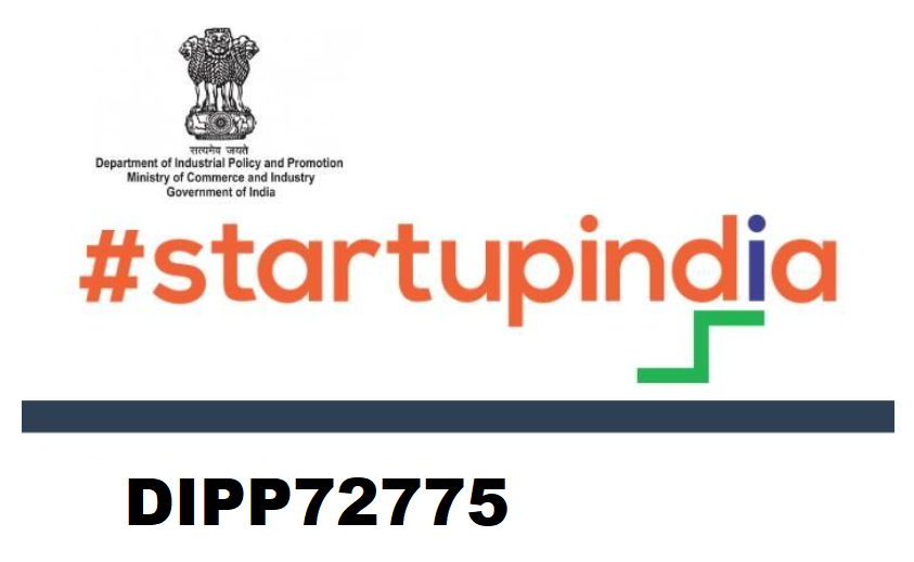 Startup India DPIIT Recognition DIPP72775